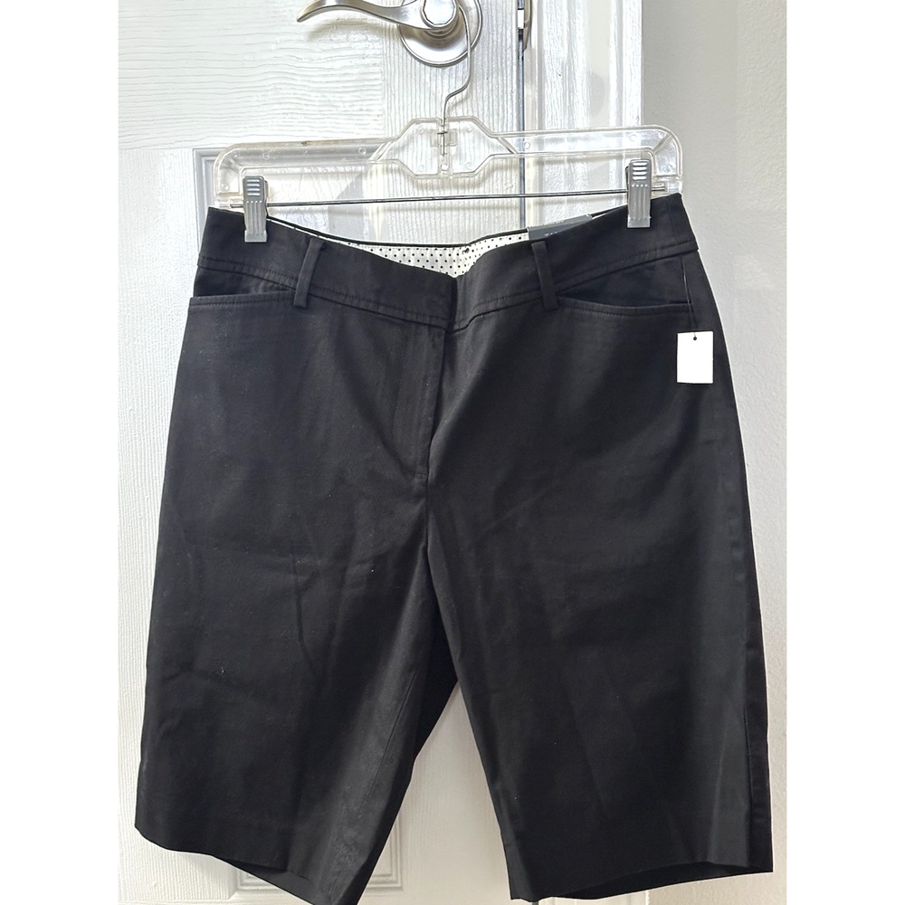 Talbots Women’s Size (4) Relax Super Soft Chino Shorts 10 1/2” Inseam Black NWT - Picture 9 of 16